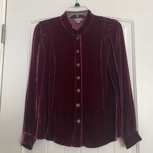 Velvet blouse